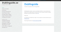 Desktop Screenshot of dublinguide.se